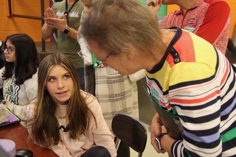 The Leadership Team believed that engaging with students was one of the most important outcomes of their visit.