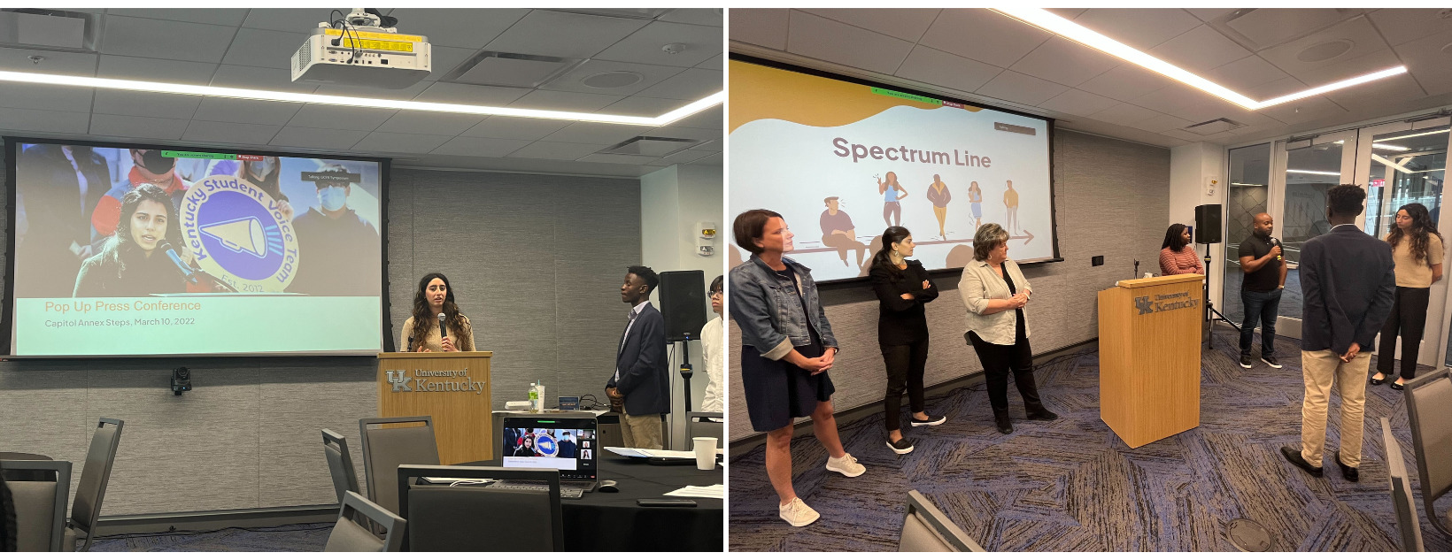 Members of the Kentucky Student Voice Team model their work to unleash student agency to improve school climate in Kentucky. 